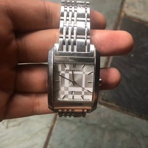 Burberry stainless steel watch